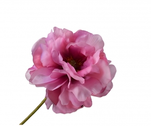 Klaproossteelmauvegroenrt73cmkunstbloemSilk-Ka-Silkka