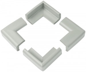 BabyOno4stuksGrijsHoekbeschermers7cm949div