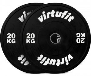 VirtuFitBumperPlateSet-OlympischeHalterschijvenvanRubber-100kg