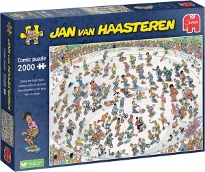 JanvanHaasteren-SkateboardenInDeBowlPuzzel2000Stukjes