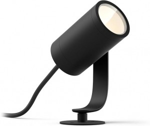 PhilipsHueOutdoorLilyGrondspot8WStarterpackWhiteandColorAmbianceIP65Zwart