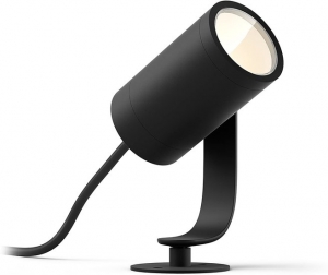PhilipsHueOutdoorLilyGrondspot8WStarterpackWhiteandColorAmbianceIP65Zwart