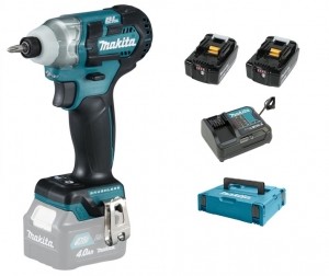 MakitaTD111DSMJ108VLi-IonAccuSlagschroevendraaierSet2x40AhAccuInKoffer-Koolborstelloos-4933464534
