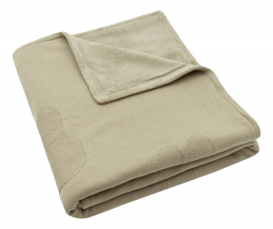 JolleinxNijntjeMiffyOliveGreenCoralFleece100x150cmLedikantdeken