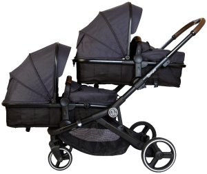 BabygoTwinnerGreyTandemDuowagen7501