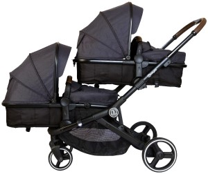 BabygoTwinnerGreyTandemDuowagen7501