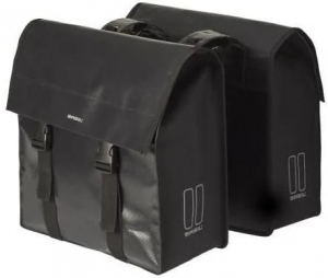 DubbelefietstasBasilUrbanLoad48-53Liter-ZwartReflective