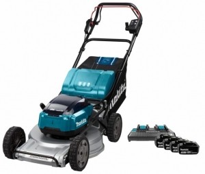 MakitaDLM533PT436V2x18VLi-IonAccuGrasmaaierSet4x50AhAccu-53cm-Zelfrijdend-Koolborstelloos