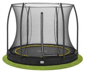 SaltaComfortEditionGroundTrampolinemetVeiligheidsnet-305cm-Zwart