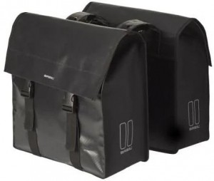DubbelefietstasBasilUrbanLoad48-53Liter-ZwartReflective