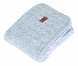 CangarooSherpyBlue75x100cmWiegdeken