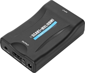 ScartnaarHDMIAdapter-FullHD-720P1080P-PlugampPlay-ScartSchakelaar-Zwart