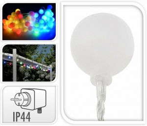 LEDMulticolourFeestverlichtingPrikkabel80Lampen16MeterIP44
