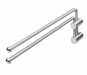 IntersteelHanddoekhouderduo-gebogendraaibaar-RVS