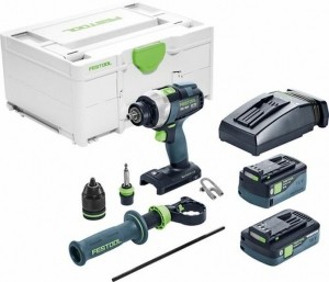 FestoolTDC1845040I-Plus18VLi-IonAccuSchroefboormachineSet1x40Ah50AhInSystainer-75Nm