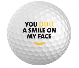 JUMBOSPORTSYouPuttASmileOnMyFaceGolfbal