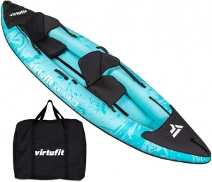 VirtuFitKayak335-Turquoise-MetKajakzitjesendraagtas