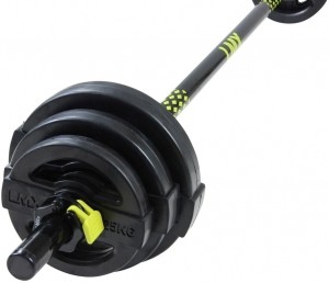 LifemaxxStudioPumpSet-195kg-Zwart