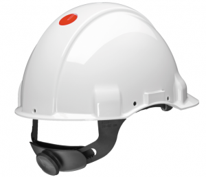 3MPeltorG3001NUV-VIVeiligheidshelmMetDraaiknop-Wit-PlasticSweatband-Di-electrisch440V