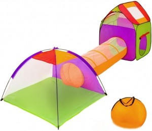 EcoToysOranjeGroen3-in-1SpeeltentHC518556