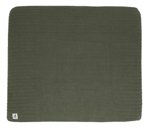 JolleinPureKnitLeafGreen75x85cmGOTSAankleedkussenhoes