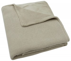 JolleinBasicKnitOliveGreenFleece100x150cmLedikantdeken517-522-67054