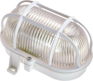 BulleyePlafond-WandarmatuurvoorBuitenWitWaterdichtIP44E27Fitting