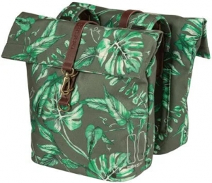 DubbeleFietstasBasilEver-Green-28-32Liter-ThymeGroen