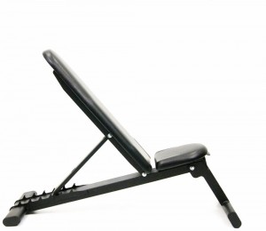 MusclePowerOpklapbareTrainingsbankFitnessbank-Zwart