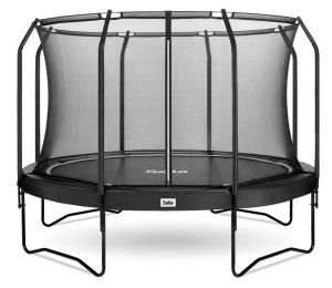 SaltaPremiumEditionTrampolinemetVeiligheidsnet-Zwart-396cm