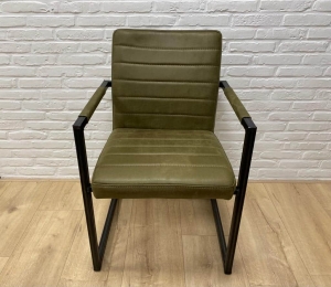 EetkamerstoelRaismicrovezelgroenOUTLET