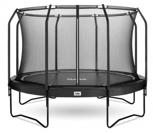 SaltaPremiumEditionTrampolinemetVeiligheidsnet-Zwart-366cm
