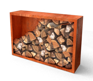 EguraCortenstaalHoutopslagmetachterwand1500x385x1000mmGeroba-Geroba