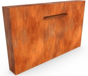 CascadiCortenstaalWatervalelementnaastvijver2500x250x1200mmGeroba-Geroba