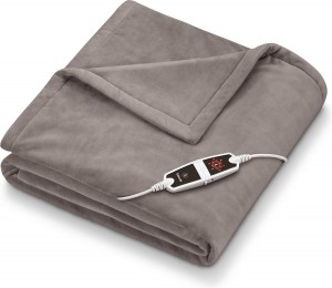 BeurerHD150Elektrischdeken6temperatuurniveaus-Veiligheidssysteem-Machinewasbaar-Taupe