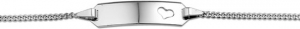 TheJewelryCollection-GraveerarmbandHartGourmetPlaat5mm9-11cm-Witgoud