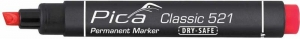 Pica52140PermanentMarker-Beitel-Rood-2-6mm