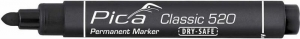 Pica52046PermanentMarker-Rond-Zwart-1-4mm