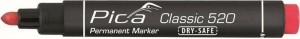 Pica52040PermanentMarker-Rond-Rood-1-4mm