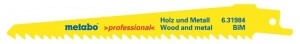 Metabo631984000Reciprozaagblad-150X5-8TPI-HoutHoutMetSpijkersKunststof5st