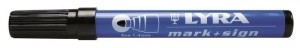 Lyra4020099MarkSignMerkstift-Permanent-Zwart