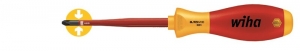 Wiha3281SoftFinishElectricSlimFixPlusMinusSchroevendraaier-PozidrivSleuf-PZ2X100mm