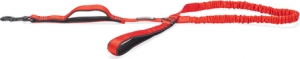 BeezteesParincaPremiumElastischeLooplijn-Hondenriem-Nylon-Rood