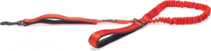 BeezteesParincaPremiumElastischeLooplijn-Hondenriem-Nylon-Rood
