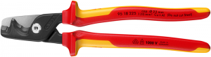 Knipex9518225KabelschaarStepcutXLMetGetrapteSnijrand-120mm-VDE-MeerComponentenGrip