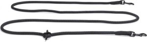 BeezteesPremiumParinca-Hondenriem-Rond-Nylon-Zwart-280x12cm