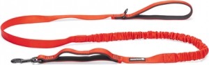 BeezteesParincaPremiumElastischeLooplijn-Hondenriem-Nylon-Rood