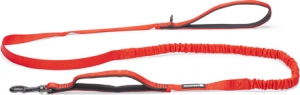 BeezteesParincaPremiumElastischeLooplijn-Hondenriem-Nylon-Rood