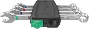 Wera050202290014-delige6003Joker4ImperialSet1Steek-ringratelsleutelsetInClip-55-19mm