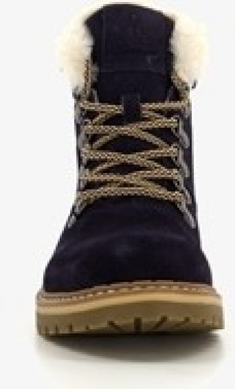 HushPuppiesgevoerdesuededamesveterbootsnavy